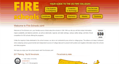 Desktop Screenshot of fire-schools.com